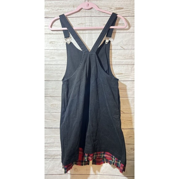 JAWBREAKER PUNK ME overall dress size small S Plaid patch work - Picture 4 of 7
